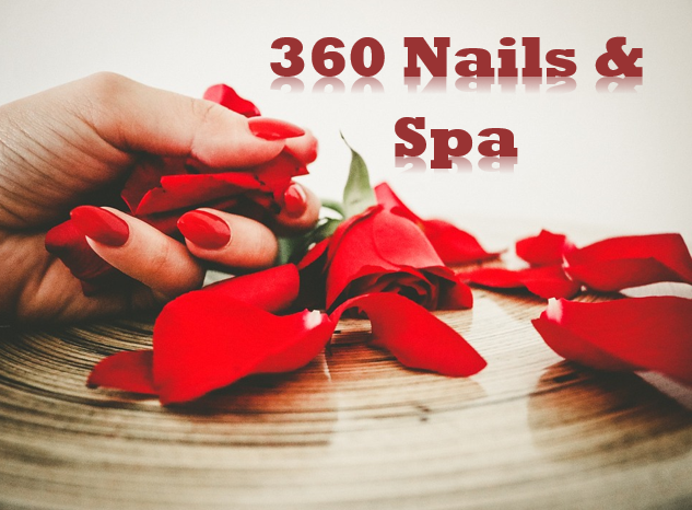360 Nails & Spa logo